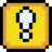 Retro Exclamation Block Icon